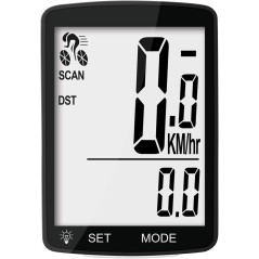 Compteur Vélo Sans Fil 20 Fonctions: Grand Écran LCD, Suivi Précis & Facile!