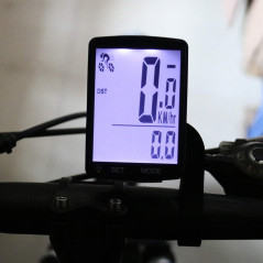 Wireless Bike Computer with 20 Functions, Waterproof & Large LCD Display