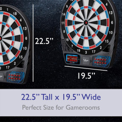 Viper GLD 777 Electronic Dartboard - 40+ Games, Auto-Scoring LCD
