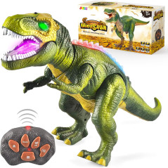 T-Rex Robot Télécommandé JOYIN: Lumières, Sons et Danse - Le Dino Jouet Parfait pour Votre Enfant!