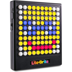 Lite-Brite Touch: Light Up Your Creativity! 100 Pegs, Art Guides & Games