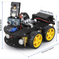 ELEGOO Voiture Robot Intelligente: Kit STEM Programmable et Facile à Assembler, Contrôle Smartphone, 8+ ELEGOO Voiture Robot Intelligente: Kit STEM Programmable et Facile à Assembler, Contrôle Smartphone, 8+