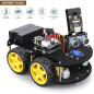 ELEGOO Voiture Robot Intelligente: Kit STEM Programmable et Facile à Assembler, Contrôle Smartphone, 8+ ELEGOO Voiture Robot Intelligente: Kit STEM Programmable et Facile à Assembler, Contrôle Smartphone, 8+