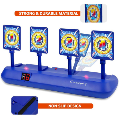 Cibles de Tir Électroniques GMAOPHY avec 2 Pistolets Fléchettes