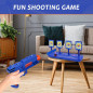 Cible de Tir Électronique Auto-Réinitialisable avec 2 Pistolets en Mousse - Jeu de Tir Amusant pour Enfants 5+ Cible de Tir Électronique Auto-Réinitialisable avec 2 Pistolets en Mousse - Jeu de Tir Amusant pour Enfants 5+