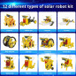 Kit Robot Solaire 12-en-1: Le Cadeau STEM Idéal pour les Jeunes Inventeurs (8-12 Ans)