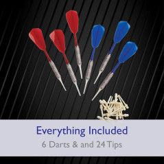 Fat Cat Electronic Dartboard 15+ Jeux, Auto-Score, Compact