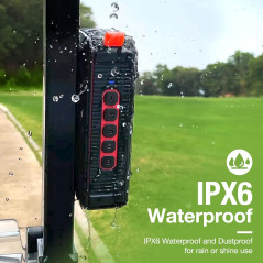 Enceinte Bluetooth Golf Portable Magnétique Étanche IPX6