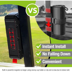 Enceinte Bluetooth Golf Portable Magnétique Étanche IPX6