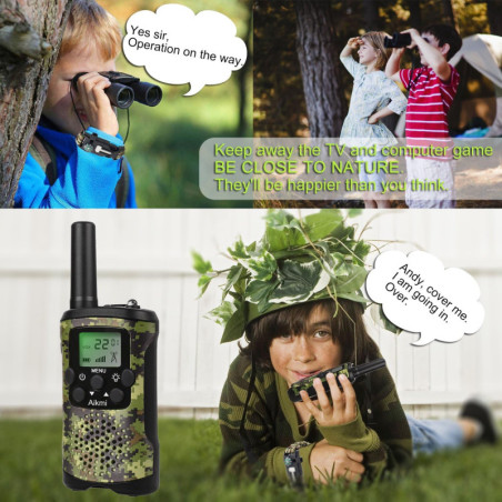 Walkie Talkies for Kids 22 Channel 3-Mile Range Durable Toy Gift