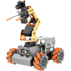 MasterPi Robotic Arm Car Kit for Raspberry Pi 5 | AI Vision & 5DOF Robotics