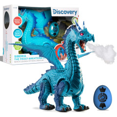 Discovery Kids RC Dragon Smoke Toy – Realistic Roaring, Light-Up & Remote Control