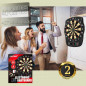 Electronic Dartboard: 40 Games, Auto Scoring, & Low Bounce - Perfect for Family Fun! Electronic Dartboard: 40 Games, Auto Scoring, & Low Bounce - Perfect for Family Fun!