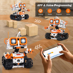 STEM Robotics Kits for Kids 8-14 | 3-in-1 Remote & App Control Robot