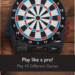 Viper Showdown Electronic Dartboard - 30+ Games, Auto Scoring & LCD