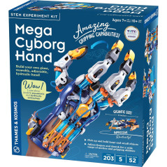 Build Thames & Kosmos Mega Cyborg Hand STEM Kit | Hydraulic Grip STEM