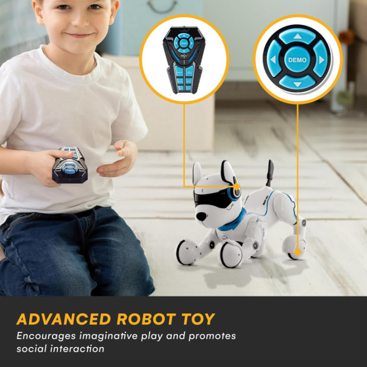 Interactive Robot Dog Toy: Voice Control, Dancing, Programmable - Perfect Gift for Kids 5+ Interactive Robot Dog Toy: Voice Control, Dancing, Programmable - Perfect Gift for Kids 5+