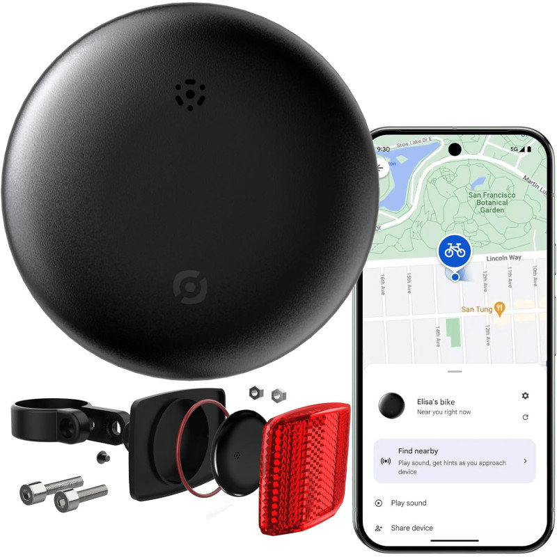 Bike Tracker for Android | Airtag Compatible & Replaceable Battery