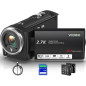 2.7K Vlogging Camera with Flip Screen & Mic - 56MP, 16x Zoom, 32GB Card, Dual Battery 2.7K Vlogging Camera with Flip Screen & Mic - 56MP, 16x Zoom, 32GB Card, Dual Battery