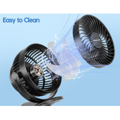 Ventilateur Rechargeable Golf Cart pour EZGO Club Car Yamaha