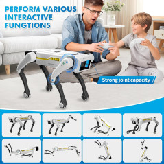 Chien Robot Intelligent - STEM Interactif avec Contrôle Vocal
