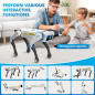 Robot Chien Interactif STEM: Plus de 30 Actions, Contrôle App/Voix/Télécommande, 6h dAutonomie! Robot Chien Interactif STEM: Plus de 30 Actions, Contrôle App/Voix/Télécommande, 6h dAutonomie!