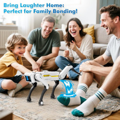 Smart Robot Dog Toy – Interactive STEM Pet with Voice Control & App