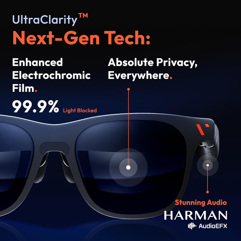 VITURE Pro XR/AR : Lunettes 135 120Hz, Audio Harman, Myopie