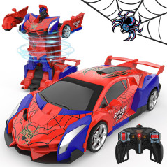 Voiture Télécommandée Transformable BLUEJAY 1:18 Cadeau Garçons