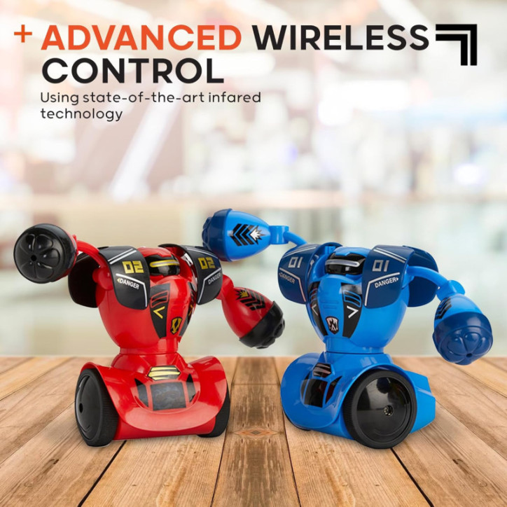 Sharper Image: Robots de Combat Télécommandés – Action LED et Sons pour 2 Joueurs! Sharper Image: Robots de Combat Télécommandés – Action LED et Sons pour 2 Joueurs!