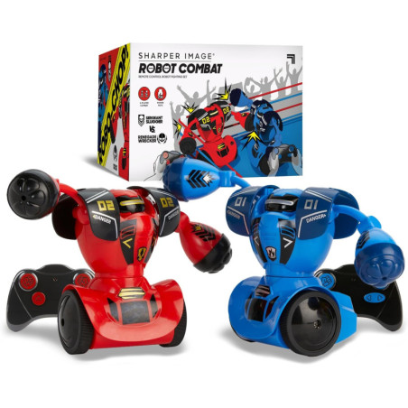 Sharper Image: Robots de Combat Télécommandés – Action LED et Sons pour 2 Joueurs!