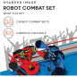Sharper Image Robot Combat Set: 2-Player RC Battle with Lights & Sounds!