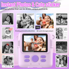 Appareil Photo Instantané Enfant + Vidéo HD 32GB Carte SD