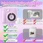 Kid-Friendly Instant Print Camera - Purple Digital Toy with 32GB SD Card (Ages 4-10) Kid-Friendly Instant Print Camera - Purple Digital Toy with 32GB SD Card (Ages 4-10)