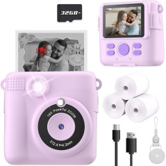 Appareil Photo Instantané Enfant + Vidéo HD 32GB Carte SD