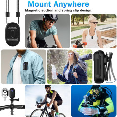 i3 4K Action Camera: Hands-Free POV Cam with Clip - Perfect for Cycling, Vlogging & More! (64GB)