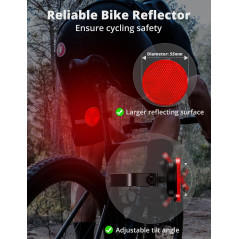 Support Vélo Antivol AirTag Étanche avec Fixation Métal