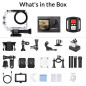 Icefox 4K Action Camera: Waterproof, 60FPS, 20MP, EIS, 5X Zoom & WiFi Remote - Perfect for Cycling & Diving! Icefox 4K Action Camera: Waterproof, 60FPS, 20MP, EIS, 5X Zoom & WiFi Remote - Perfect for Cycling & Diving!