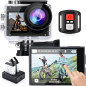 Icefox 4K Action Camera: Waterproof, 60FPS, 20MP, EIS, 5X Zoom & WiFi Remote - Perfect for Cycling & Diving! Icefox 4K Action Camera: Waterproof, 60FPS, 20MP, EIS, 5X Zoom & WiFi Remote - Perfect for Cycling & Diving!