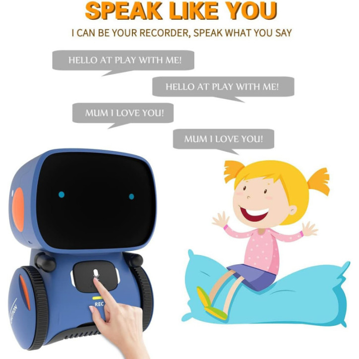 Robot Intelligent 98K Enfant: Commande Vocale, Tactile, Danse & Chansons - Jouet Éducatif Parfait! Robot Intelligent 98K Enfant: Commande Vocale, Tactile, Danse & Chansons - Jouet Éducatif Parfait!