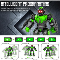 STEMTRON Robot Jouet Enfant - Robot Programmable Vert