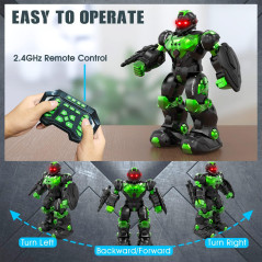 STEMTRON Robot Jouet Enfant - Robot Programmable Vert