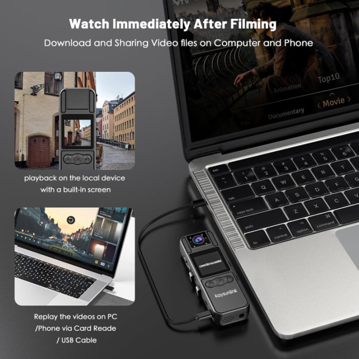 Mini Caméra Espion 1080P FHD avec Audio & 128GB : Votre Allié Discret pour Sport et Sécurité