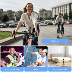 1080P FHD Mini Body Camera with Audio, 128GB Wearable Camcorder