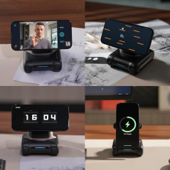 LOOI Robot-Space Black: AI Companion with ChatGPT, Face & Voice Recognition