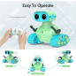 Rechargeable RC Robot Toy for Kids - Dancing, Music, & LED Eyes! Fun Remote Control Robot (Green & Blue) Rechargeable RC Robot Toy for Kids - Dancing, Music, & LED Eyes! Fun Remote Control Robot (Green & Blue)
