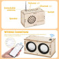 DIY Bluetooth Speaker & FM Radio Kit: Build Your Own Electronics Project! STEM Toy for Ages 8+