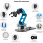 Kit Robotique 6DOF Complet: Bras Robotique avec Servos, Pince, Contrôle PC & Tutoriel - Créez Votre Robot ! Kit Robotique 6DOF Complet: Bras Robotique avec Servos, Pince, Contrôle PC & Tutoriel - Créez Votre Robot !