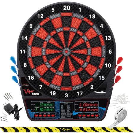 Viper Orion Electronic Dartboard â 2 Scoreboards, Voice Scoring & 43 Games