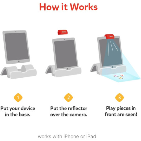 Osmo Genius Starter Kit: 5 Jeux STEM Éducatifs pour iPad & iPhone (6-10 ans) - Base Incluse !
